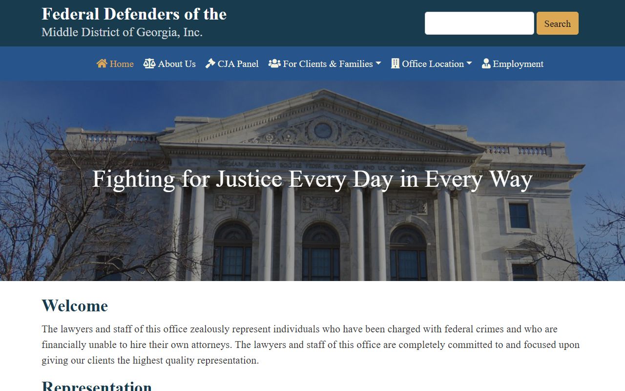 Morgan County Superior Court records federal defender distinction