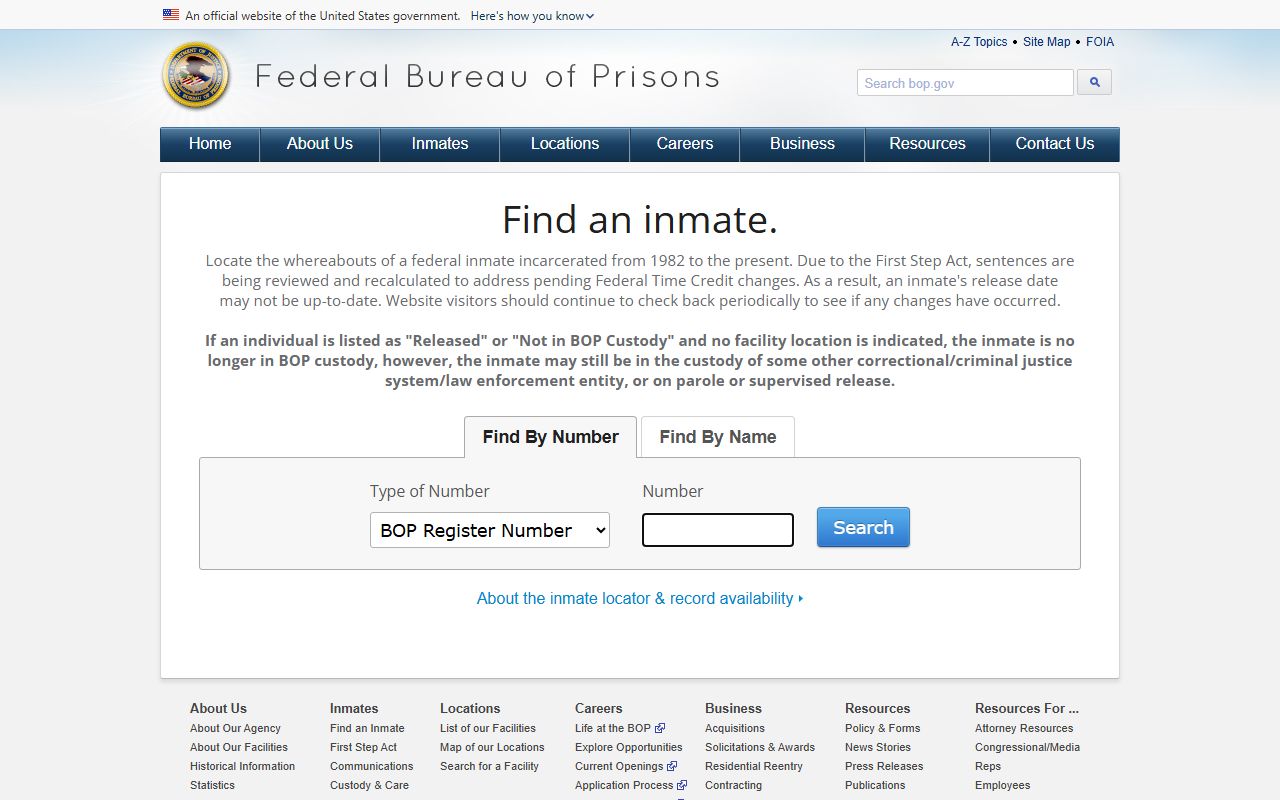 Morgan County inmate search federal prison locator